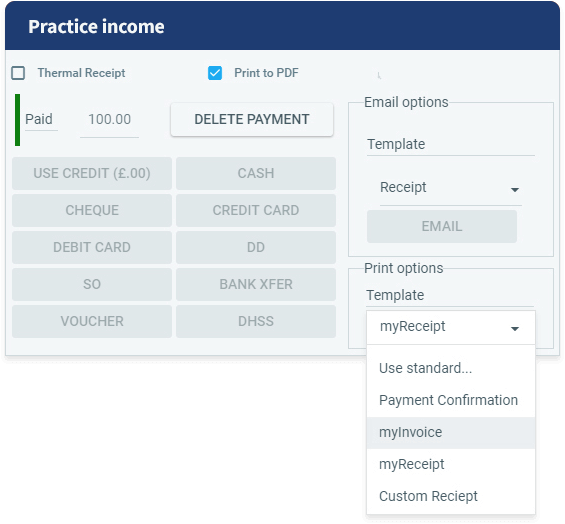 Raise Invoices, Take Payments with PracticePal